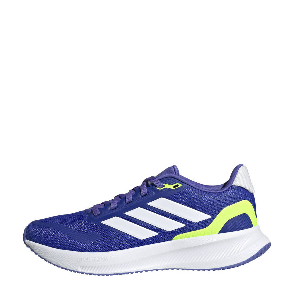 adidas Runfalcon 5 sneakers kobaltblauw/wit/geel