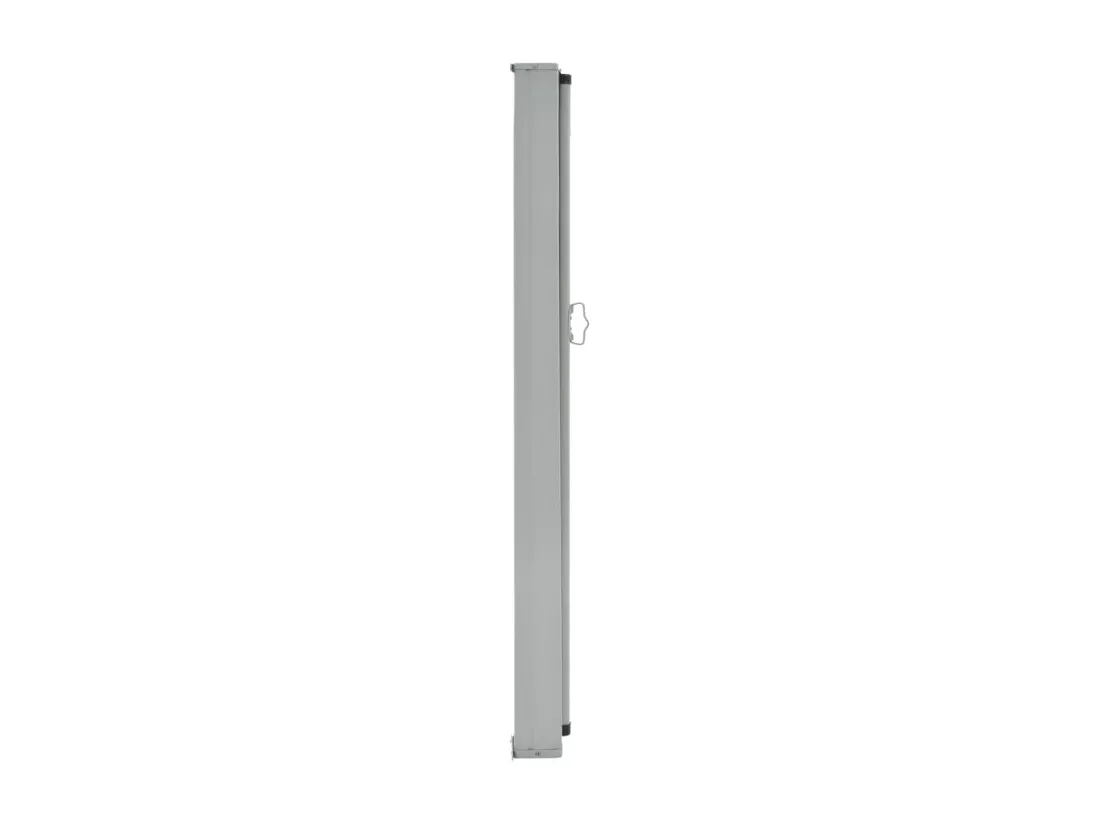 Auvent latéral rétractable de patio 60x300 cm Gris