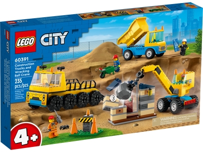 LEGO Kiepwagen, bouwtruck en sloopkraan (60391)