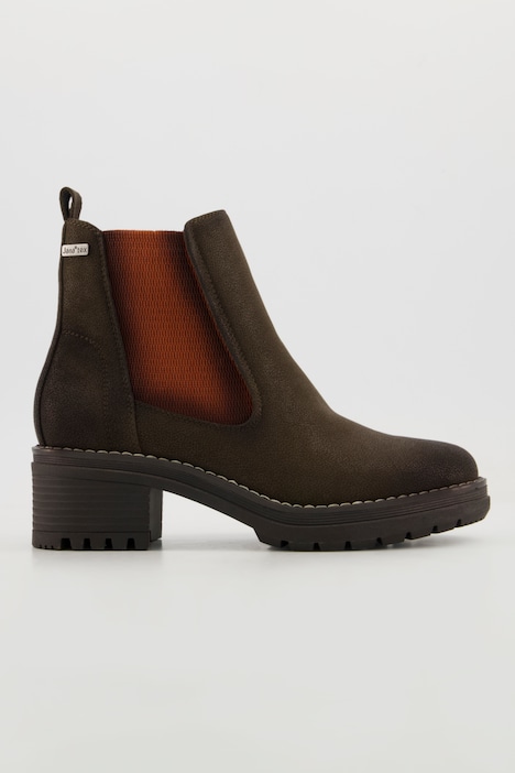 Chelseaboots, Jana Shoes, Lederoptik, recycelt, Weite H
