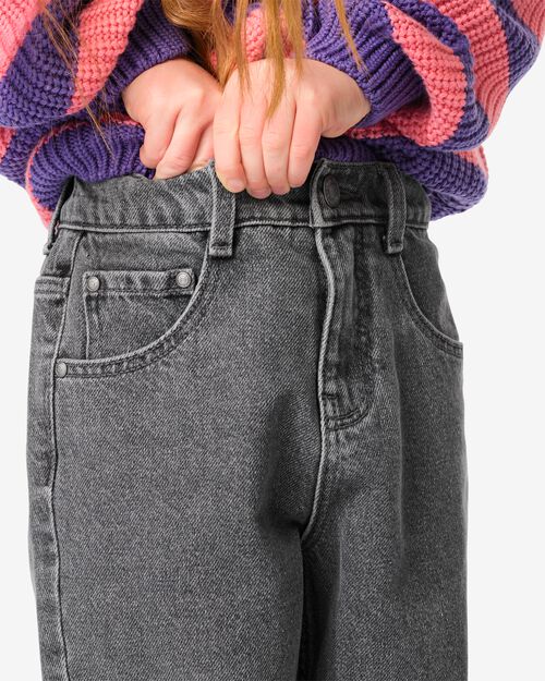 jean enfant momfit gris