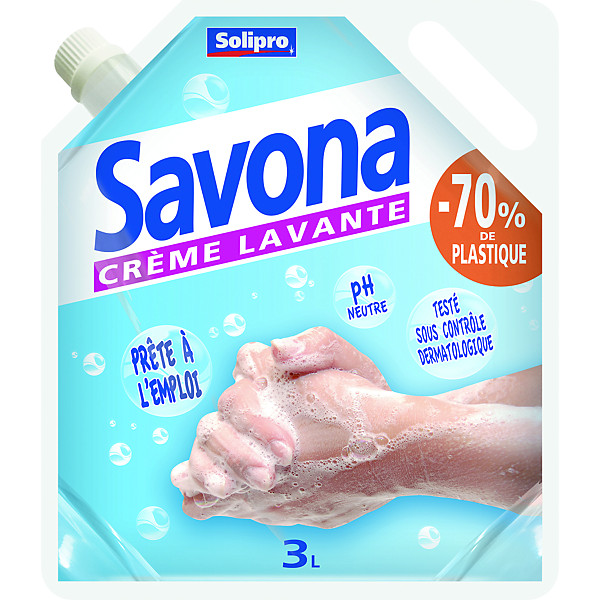 Savon mains moussant Solipro Savona 3 L