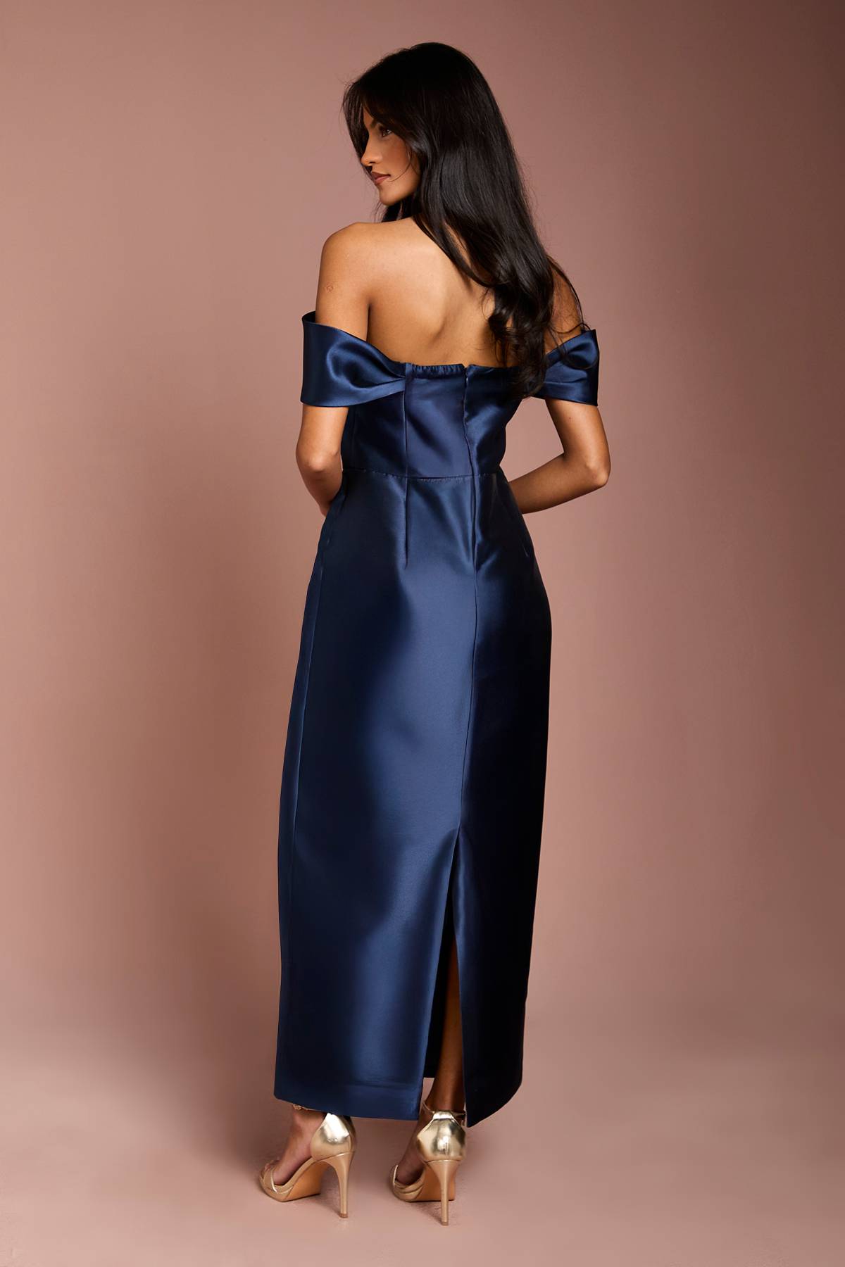 Coast Robe de Demoiselle d'Honneur Coast Honoured Petite Twill Bardot Colonne Midi