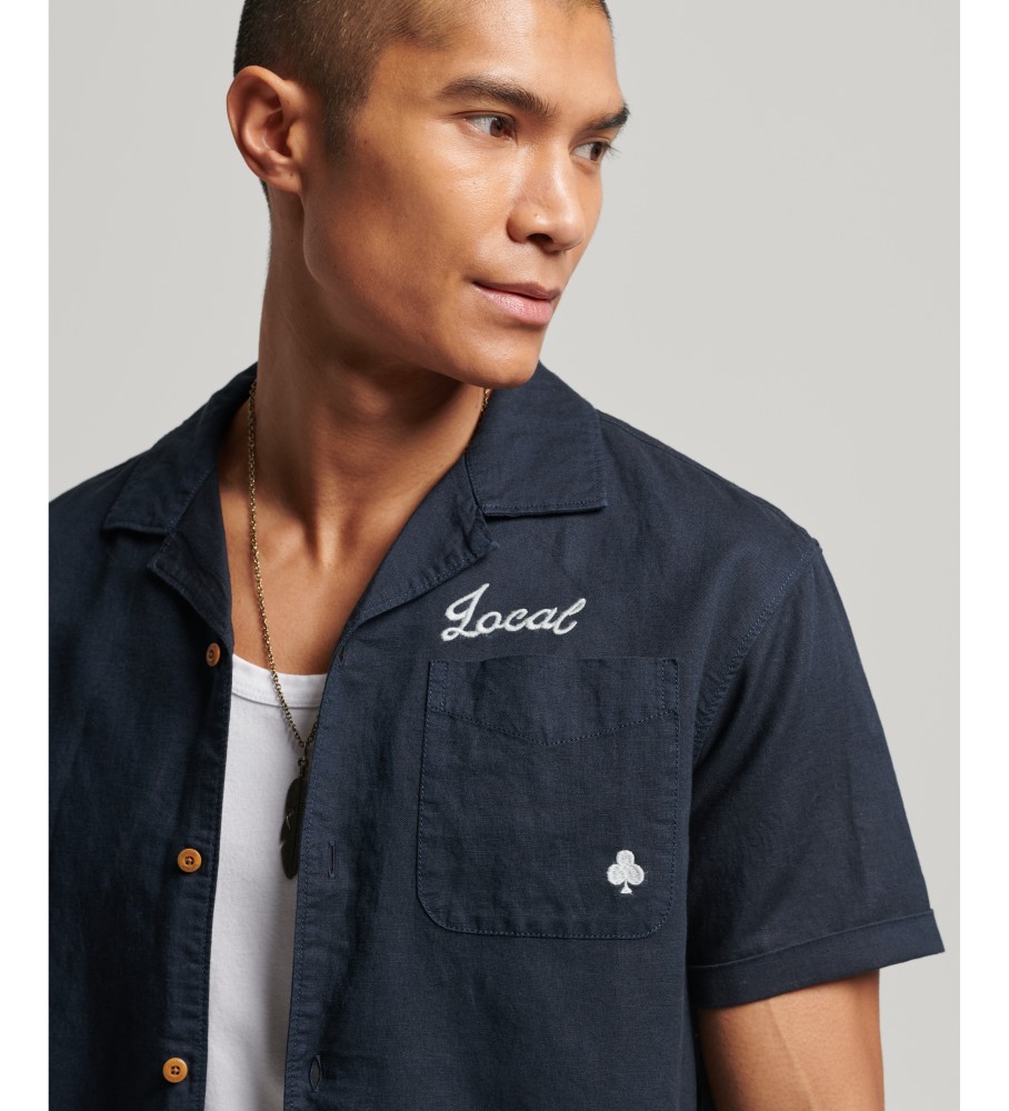 Camisa Superdry Navy Resort