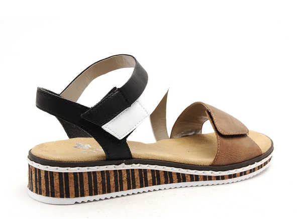 Rieker nu pieds plats femme v3670 marron