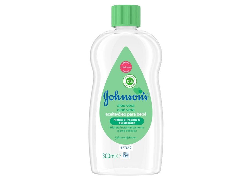 ÓLEO JOHNSON'S BABY ALOÉ VERA 300 ML