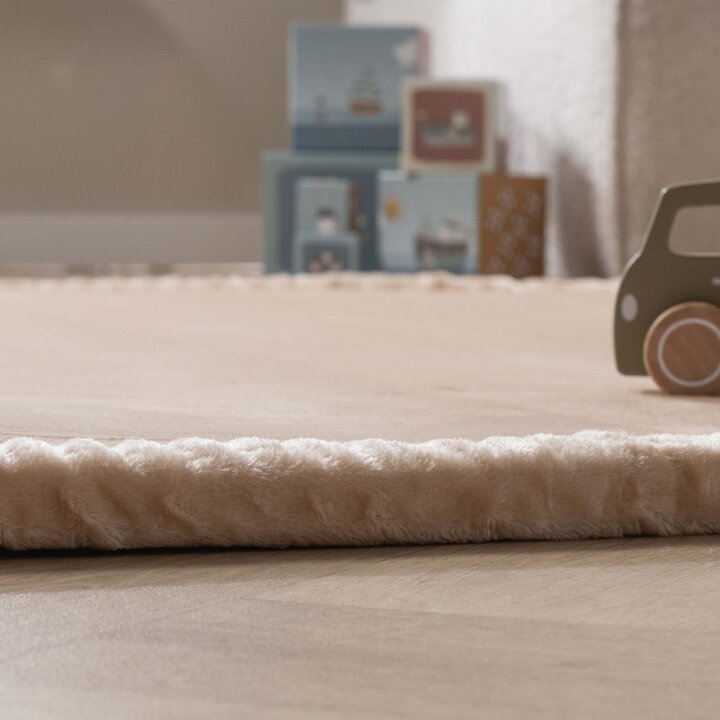 Vierkante speelmat - Jip Beige | Wasbaar