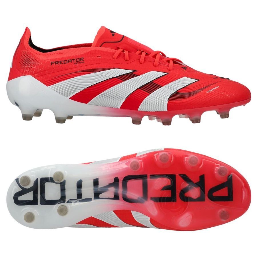 adidas Predator Elite AG Pure Victory - Lucid Red/Blanc/Noir