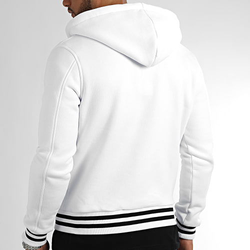 Veste Teddy A Capuche 2537 Blanc