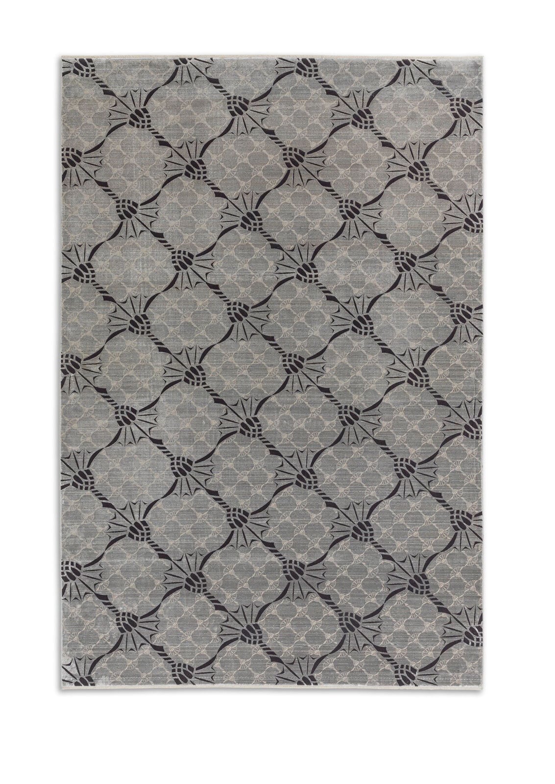 JOOP! Teppich CORNFLOWER DOUBLE 200 x 300 cm silberfarbig