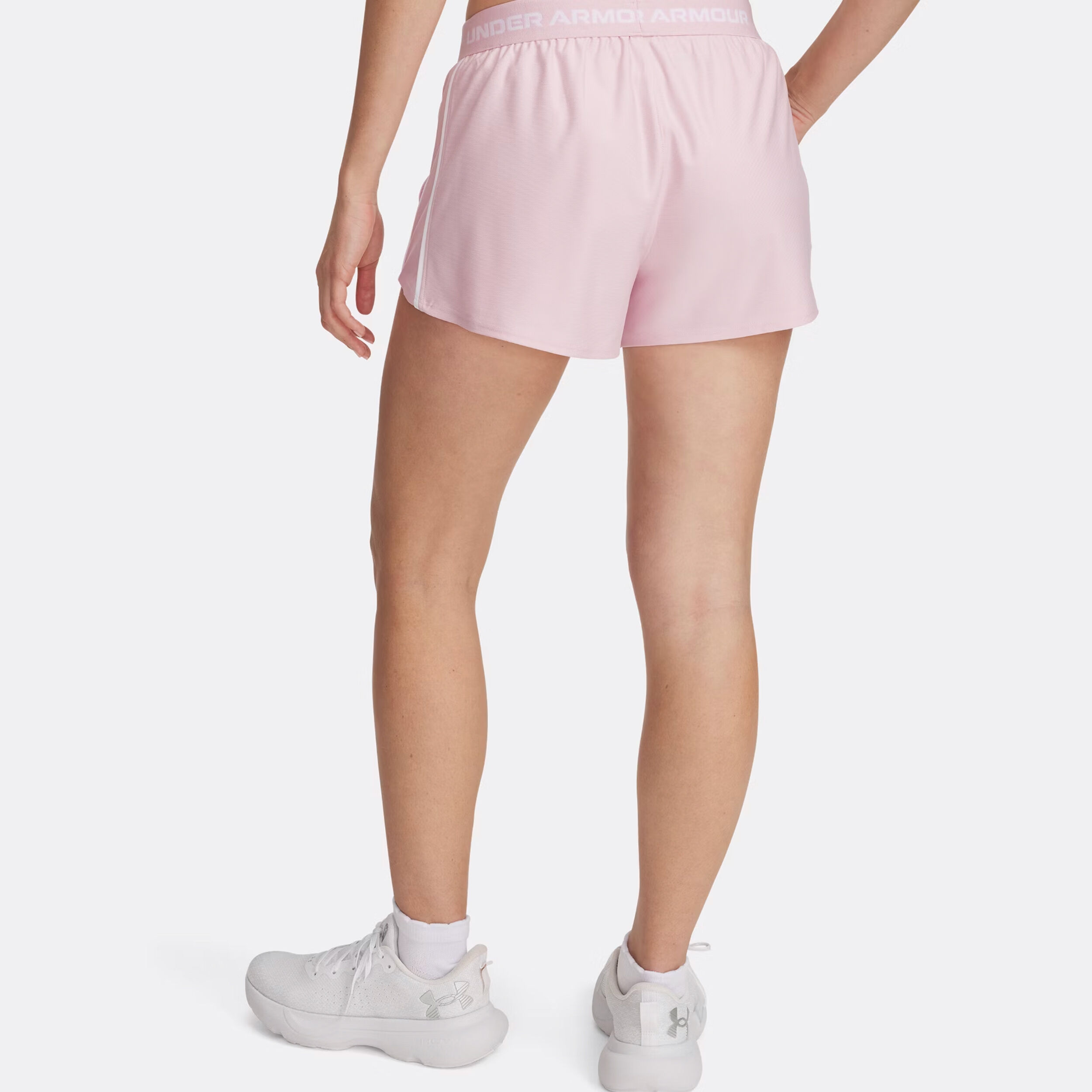 Under Armour Tech Play Up Short Avec Poche-balles Femmes - Pink