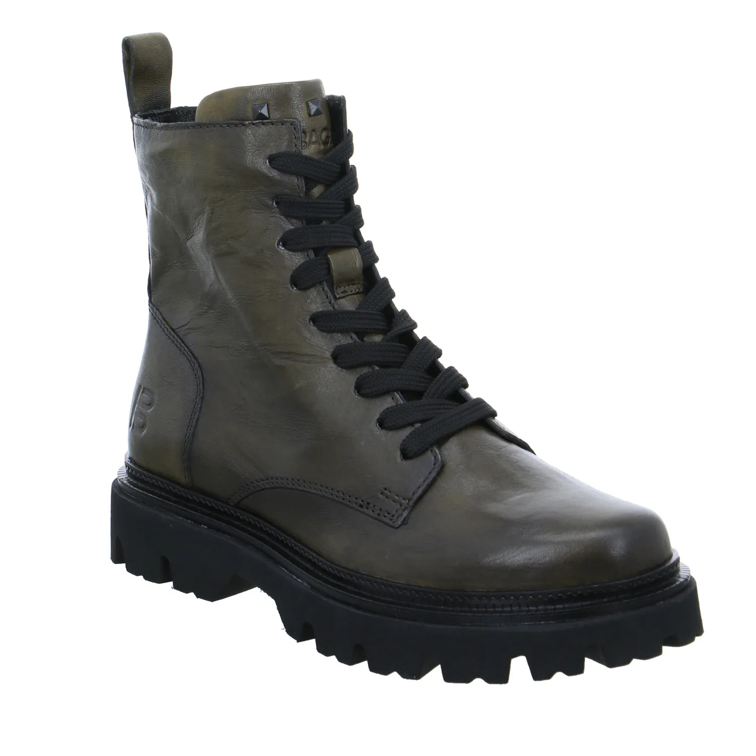 BAGATT Boot Grün Leder