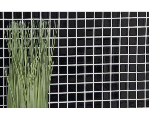Keramisch mozaïek B 890 30,2x33 cm zwart