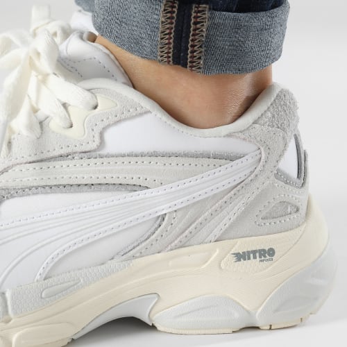 Baskets Femme Teveris Nitro Thrifted 391095 Puma White
