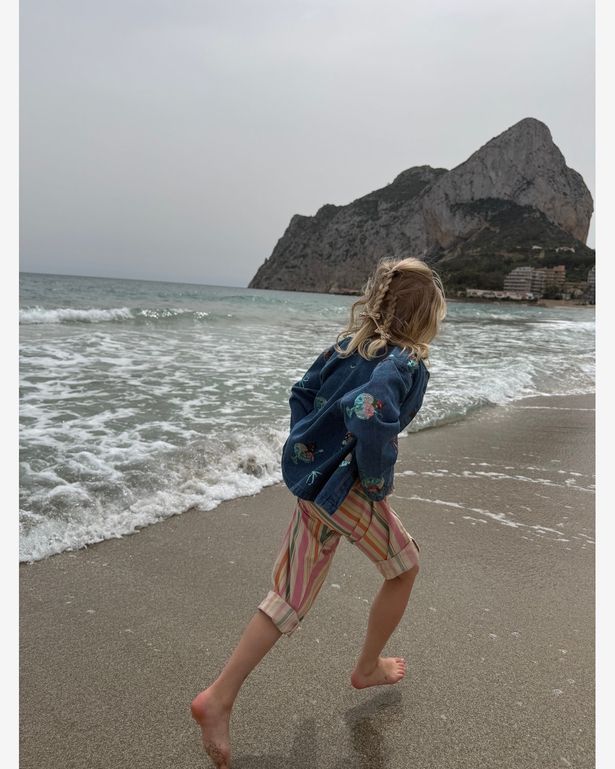 Denim Jakke M/ Glitter Paljetter – Øko Bomull | Magot Sequin Denim Jacket