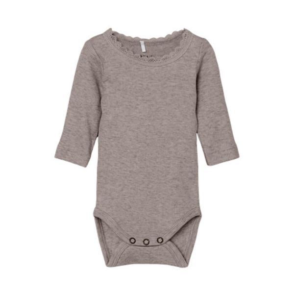 Name It Lace Romper - Kab NOOS - Satellite Melange - Maat 56