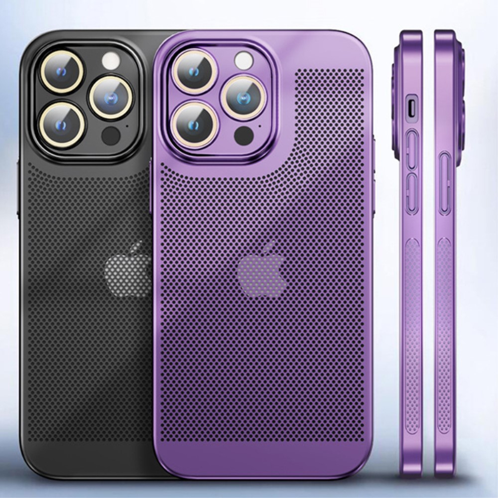 iPhone 15 Hardcase Hülle mit Kameraschutz - Dunkelblau