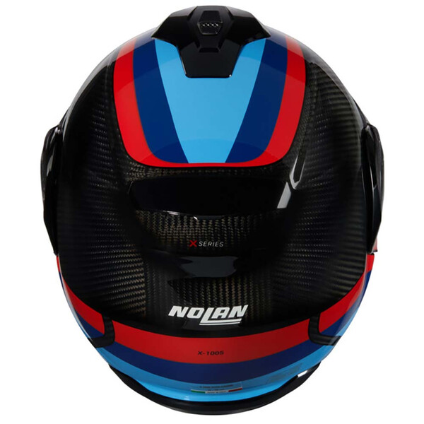 Nolan - Casque X-1005 Ultra Carbon Gran Tour Carbone / Bleu / Rouge / Turquoise / Brillant