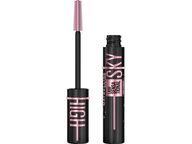 Maybelline Mascara Lash Sensational Sky High 1 Cosmic Black Wimperntusche für lange und volle Wimpern
