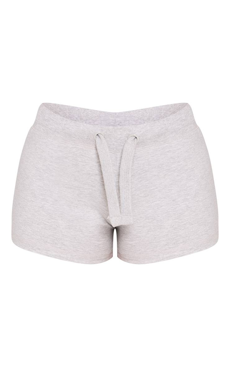 Gris Cendré Short Taille Basse Petite