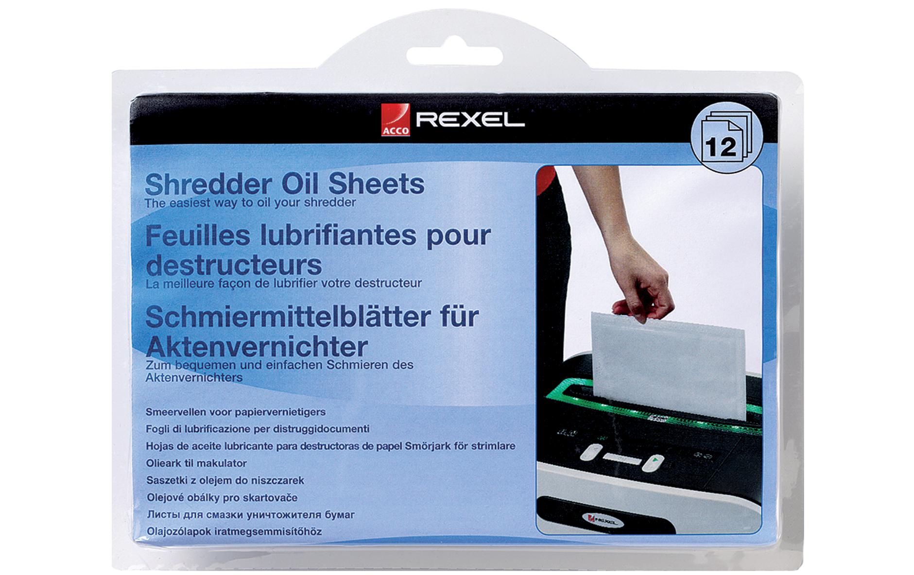 Ölpapier für Aktenvernichter A5, 20 StückÖlblätter für Aktenvernichter