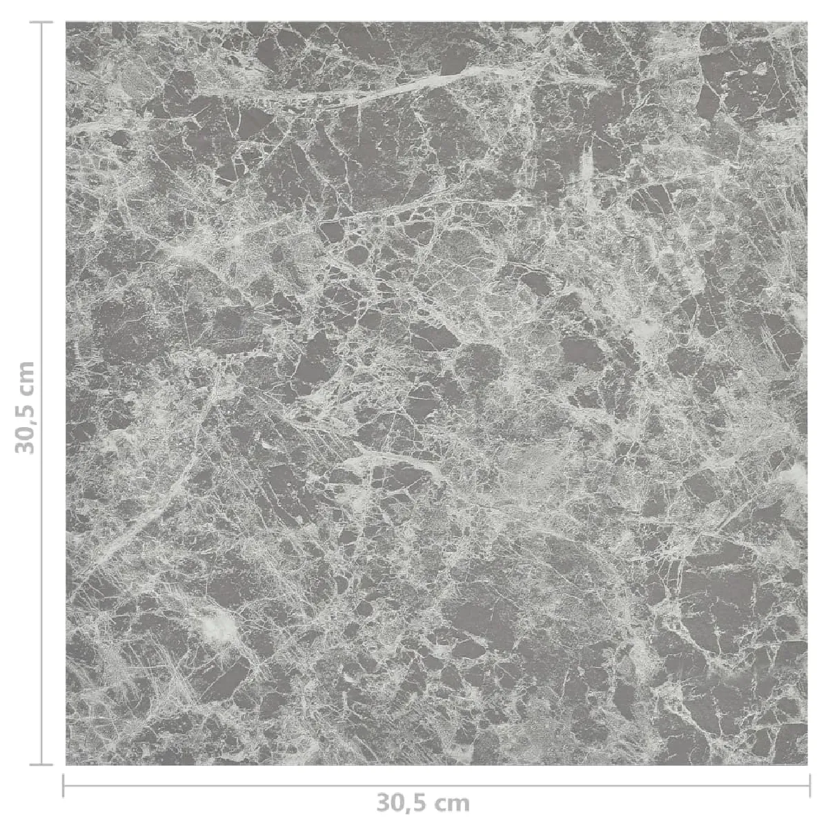 VidaXL Dalles de Plancher - 1,86 m² Gris Béton