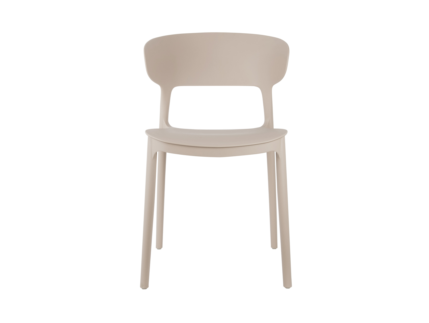 Dining chair Fain PP warm grey