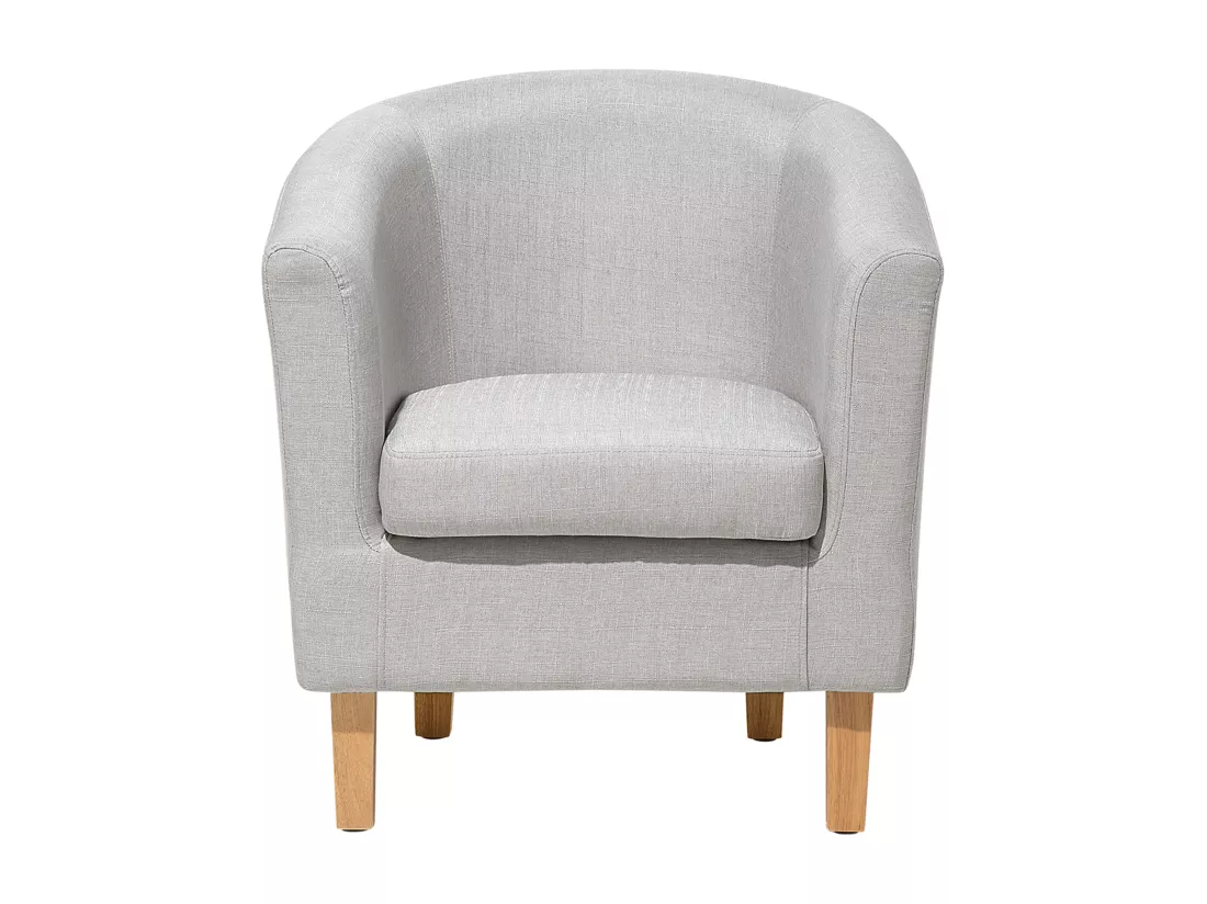 Fauteuil HOLDEN Tissu Gris clair