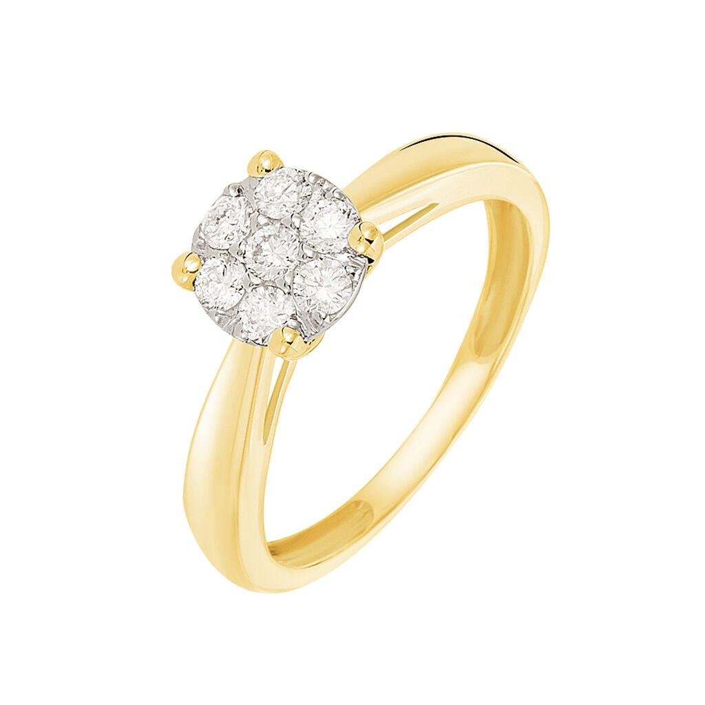 Bague Solitaire Artemis Or Jaune Diamant
