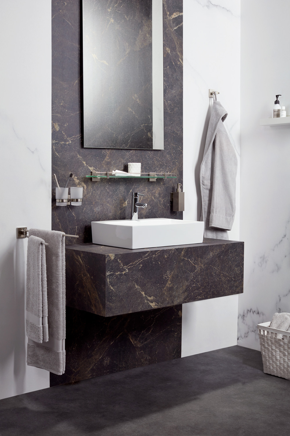 SCHADEMODEL: Haceka Mezzo zeepdispenser RVS-look