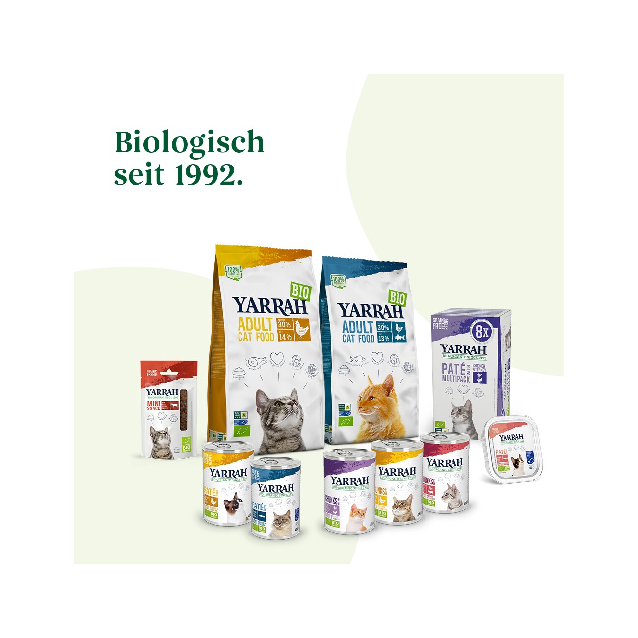 Yarrah Adult Bio Pastete 12x400 g Fisch