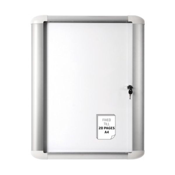 Bi-Office Vitrine Exterior 1036x995mm (12xA4) Fundo Magnético Branco - VT660209760
