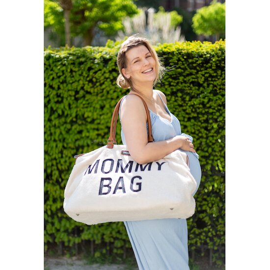 Sac à langer Mommy Bag   Teddy écru        de               Childhome