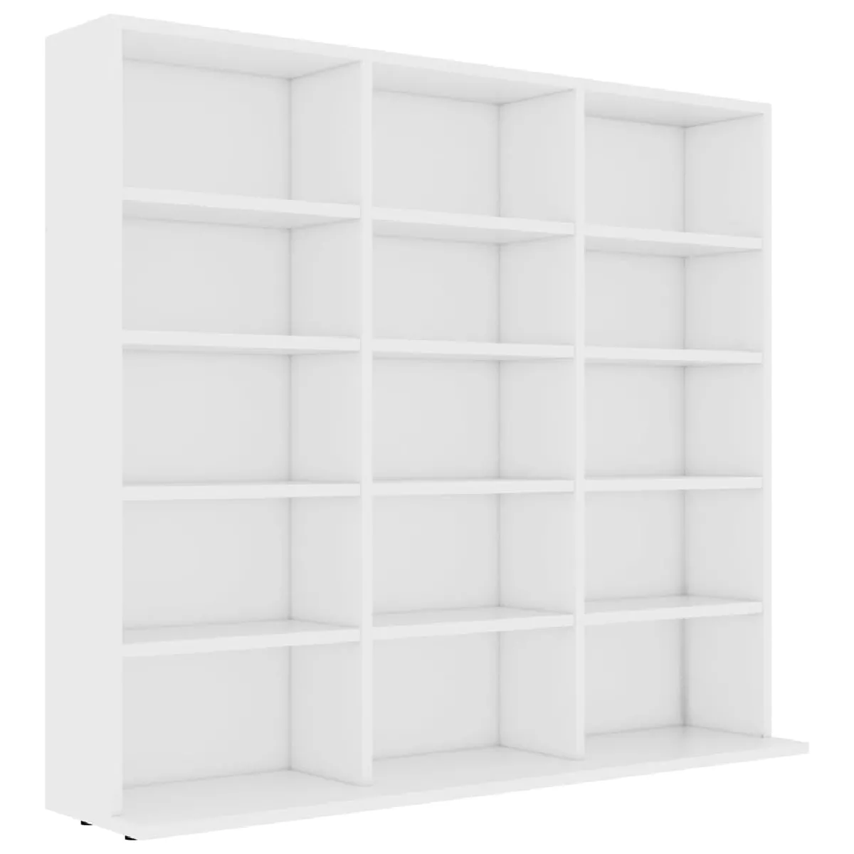 vidaXL Armoire à CD - Blanc