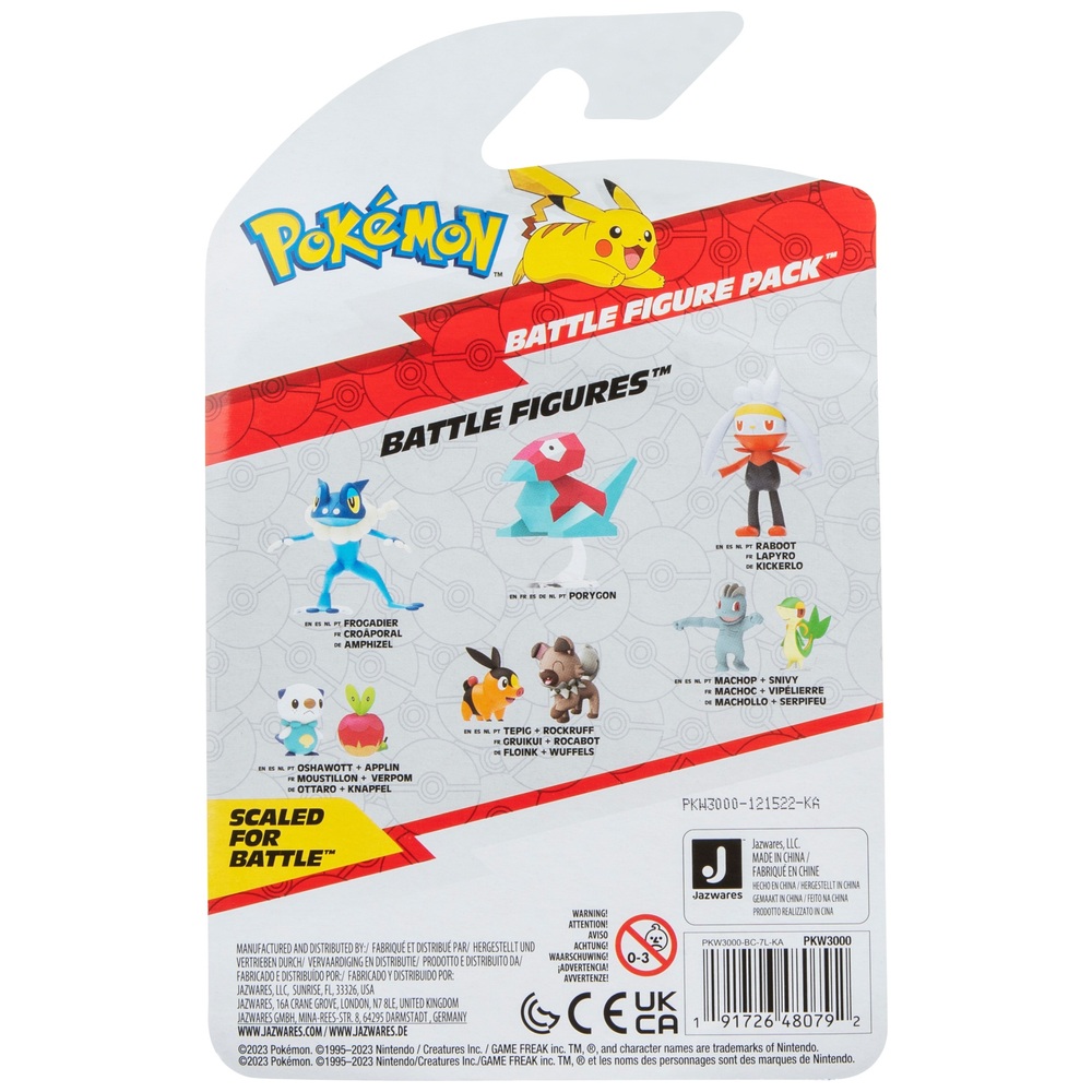 Pokémon-Kampffiguren-2er-Pack – Applin und Oshawott