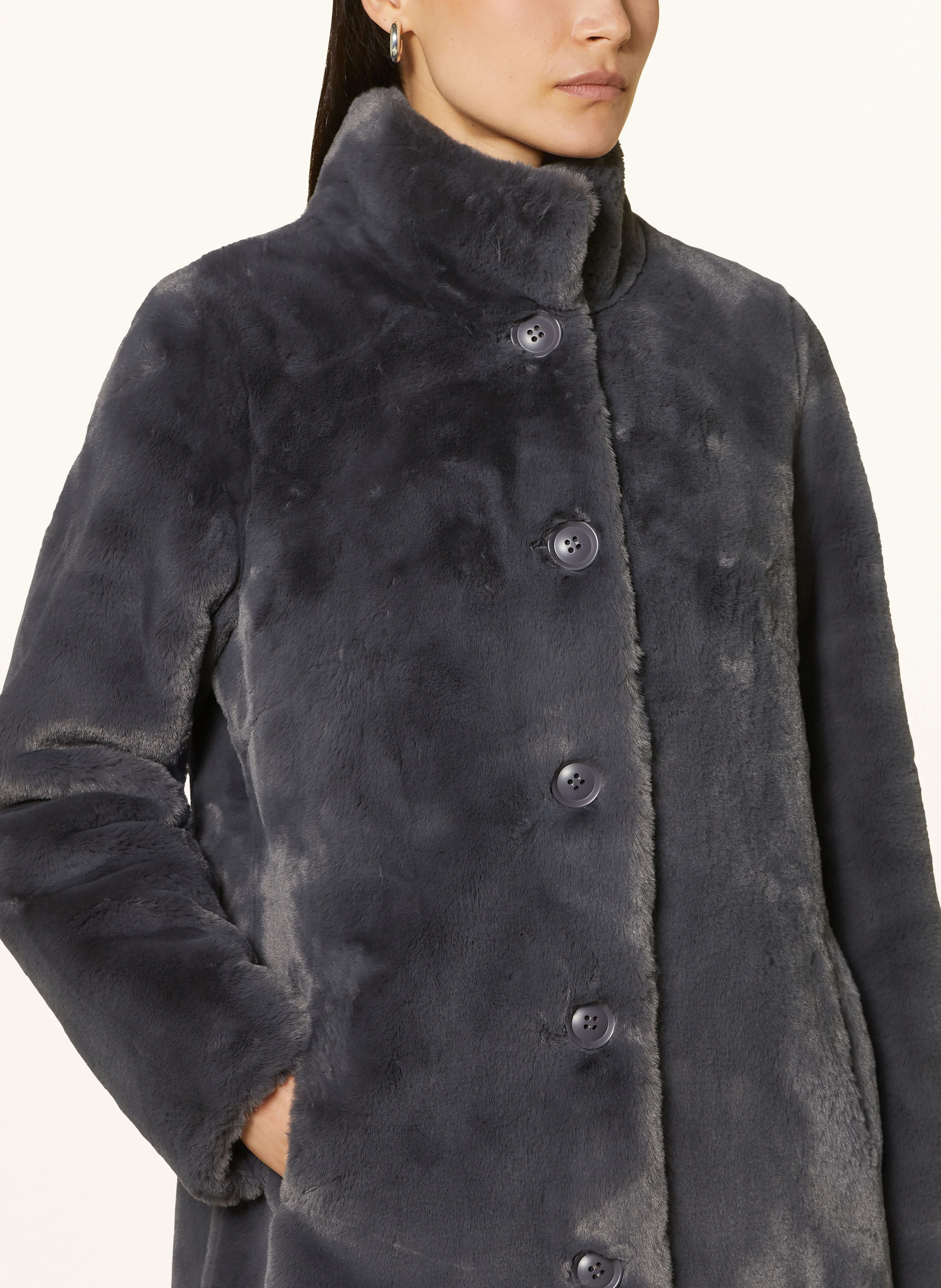 RINO & PELLE Jacke mit Kunstfell