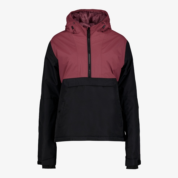 Mountain Peak dames ski-jas zwart/rood