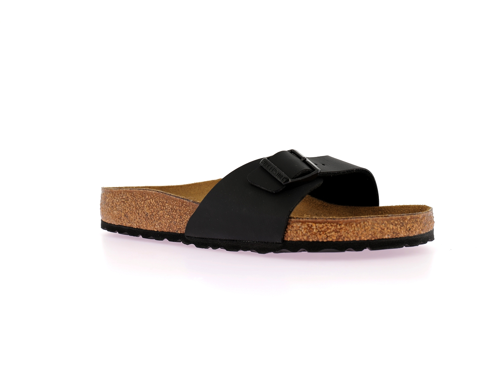 Birkenstock-MADRID BF Matières combinées Noir