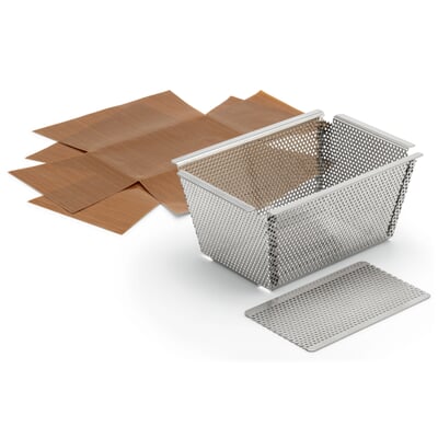 Königskuchenform Edelstahl perforiert, 15cm