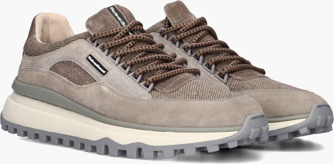 taupe floris van bommel lage sneakers sfm-10248 de gripper