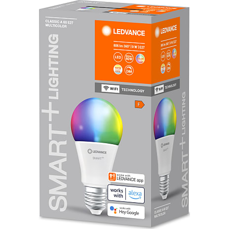 Ledvance smart+ kronepære 9W - multifarvet lys