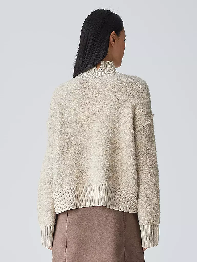 OPUS Rollkragenpullover PUKLANA creme