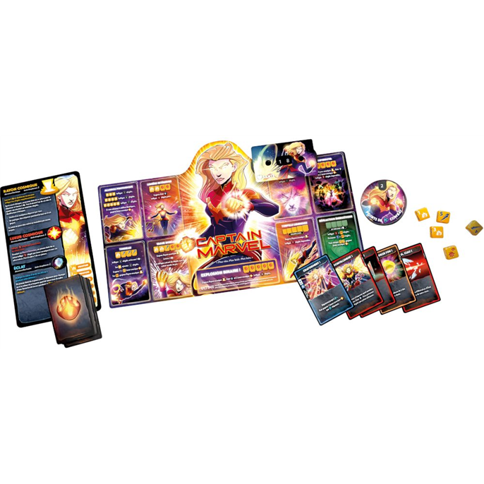 Dice Throne Marvel : Captain Marvel, Black Panther, Doctor Strange, Black Widow