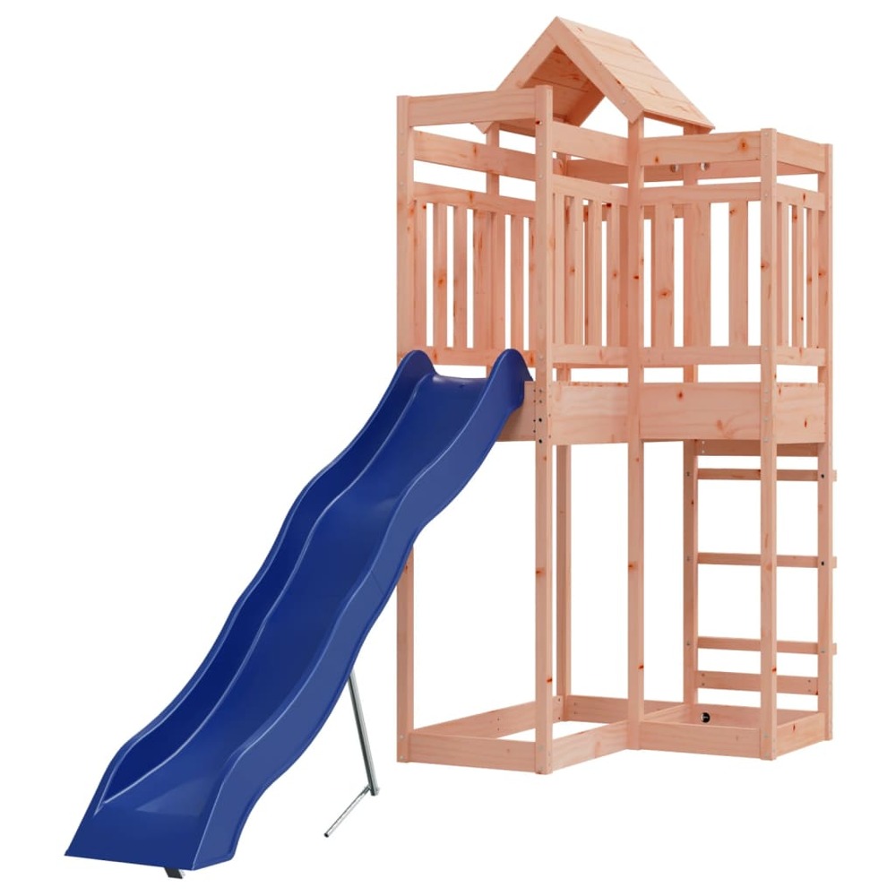 Aire de jeux d'extérieur balançoires toboggan portiques robuste jeux jardin 107 x 292 x 238 cm bois massif de douglas 02_0004