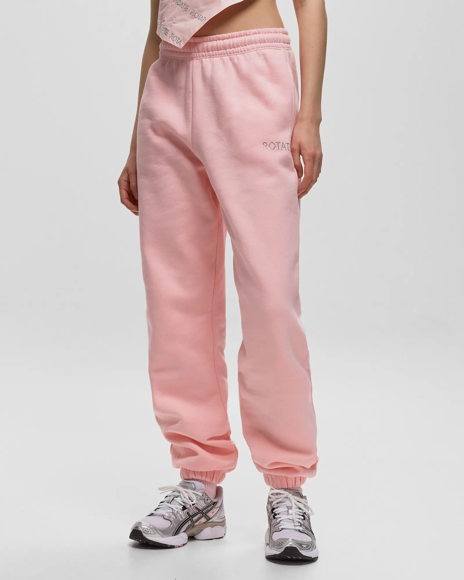 ROTATE Birger Christensen Sweatpants Crystal Logo