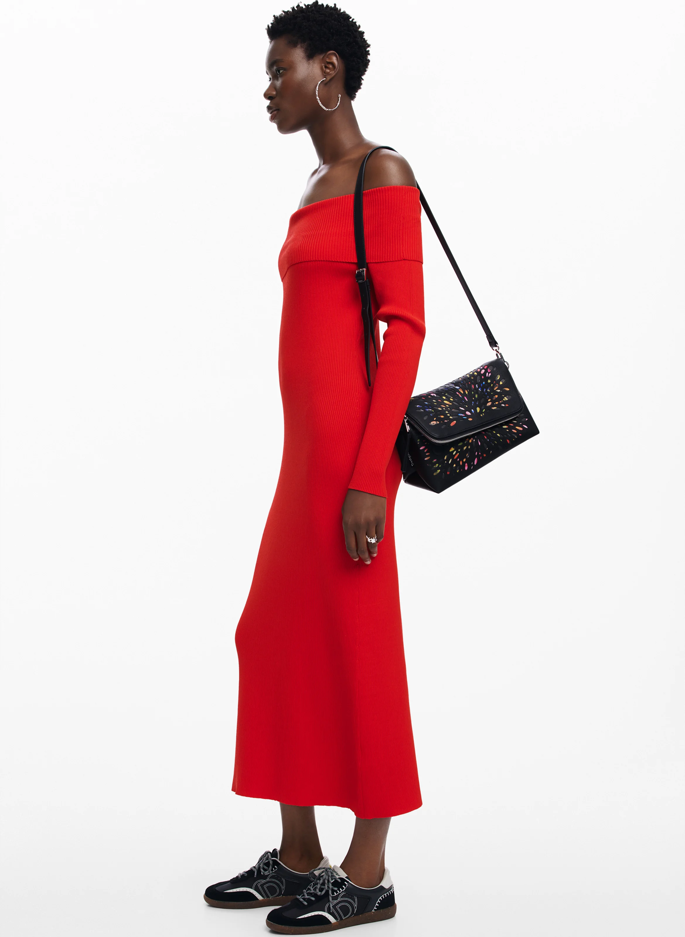 Sac porté épaule| Noir