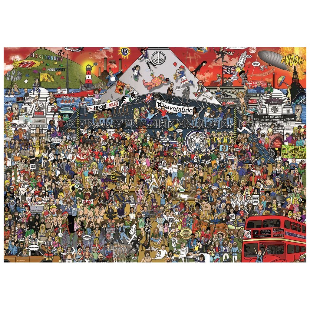 Puzzle – British Music History de Alex Bennett - 2000 Pièces