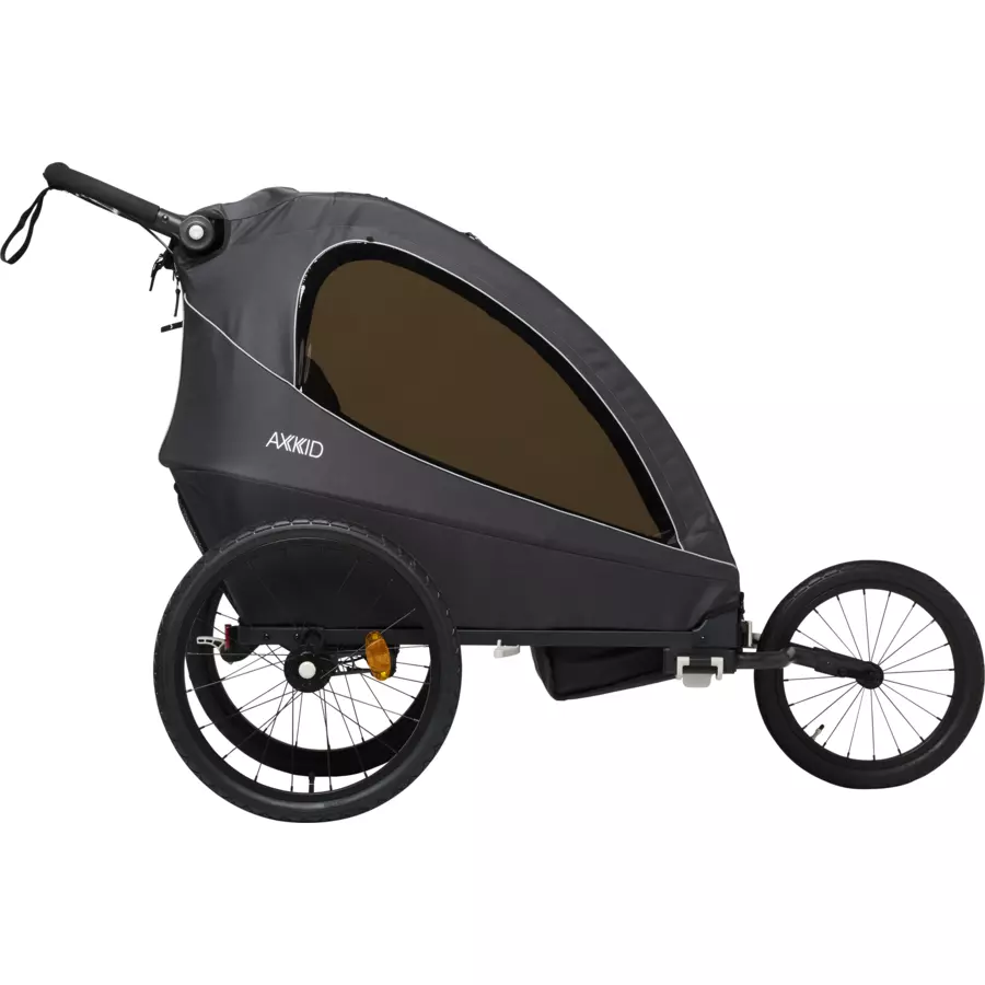 AXKID Kinderfahrradanhänger Grand Tour black