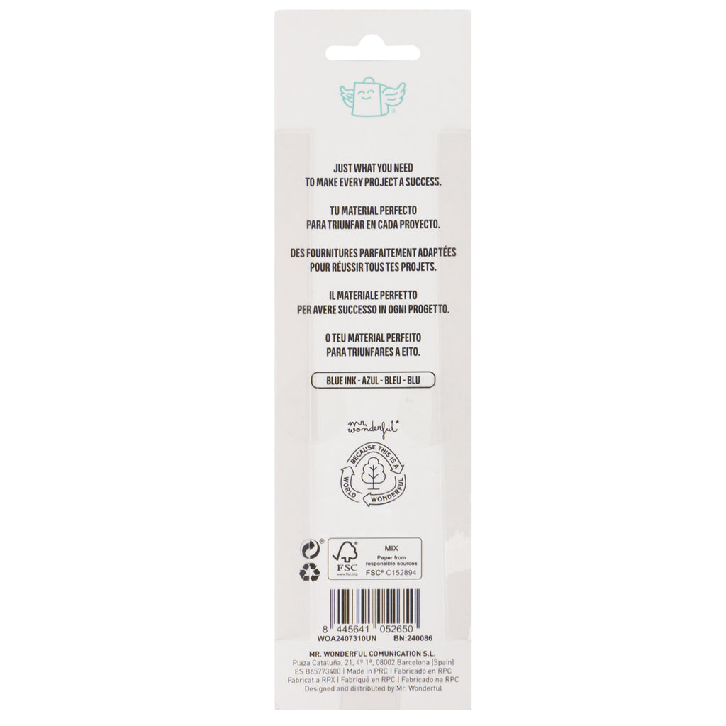 Conjunto 3 Recargas Canetas de Apagar - Blue
