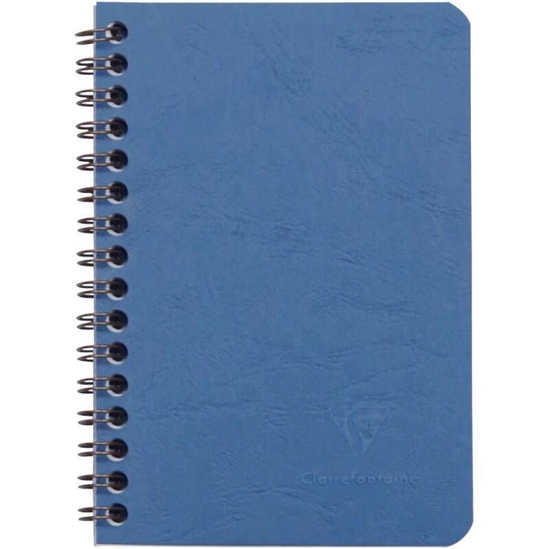 Cahier reliure intégrale Age Bag 9x14 100 pages 5x5 - Bleu